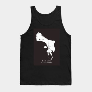 Bonaire Netherlands Island map Tank Top